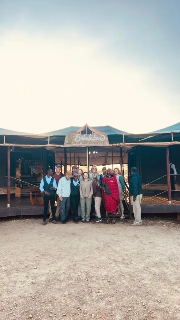 Luxury tented rooms at Embalakai Authentic Camp in Serengeti Central.