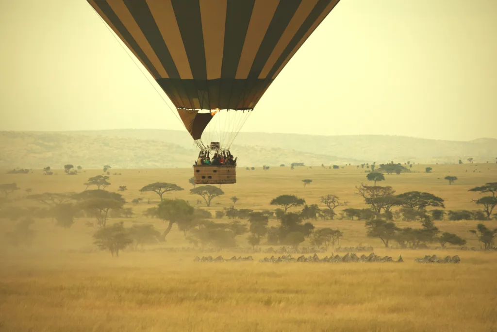 Hot Air Balloon Safari 5 Days Private Tanzania Safari & Serengeti Balloon Ride
