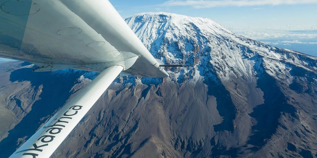 Mt. Kilimanjaro and Meru Scenic Flight 