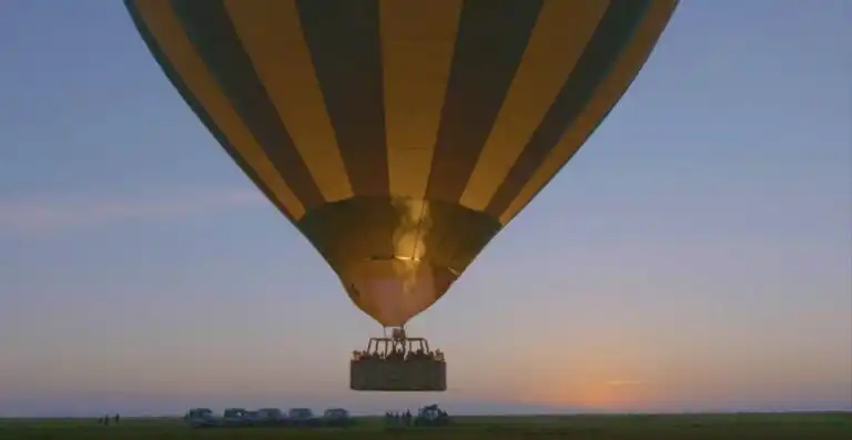Hot air balloon flights in masai mara