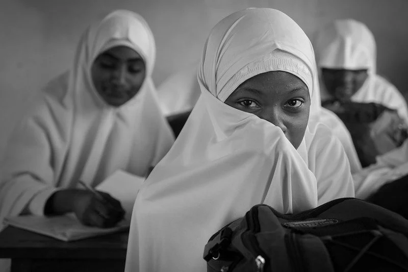 Muslim Girls at School - Tanzania Religion 