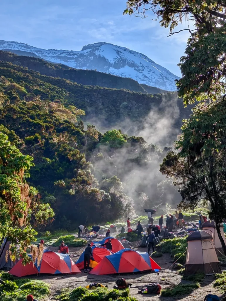 Machame Camp Hut - Accommodation at Kilimanjaro Mountain
