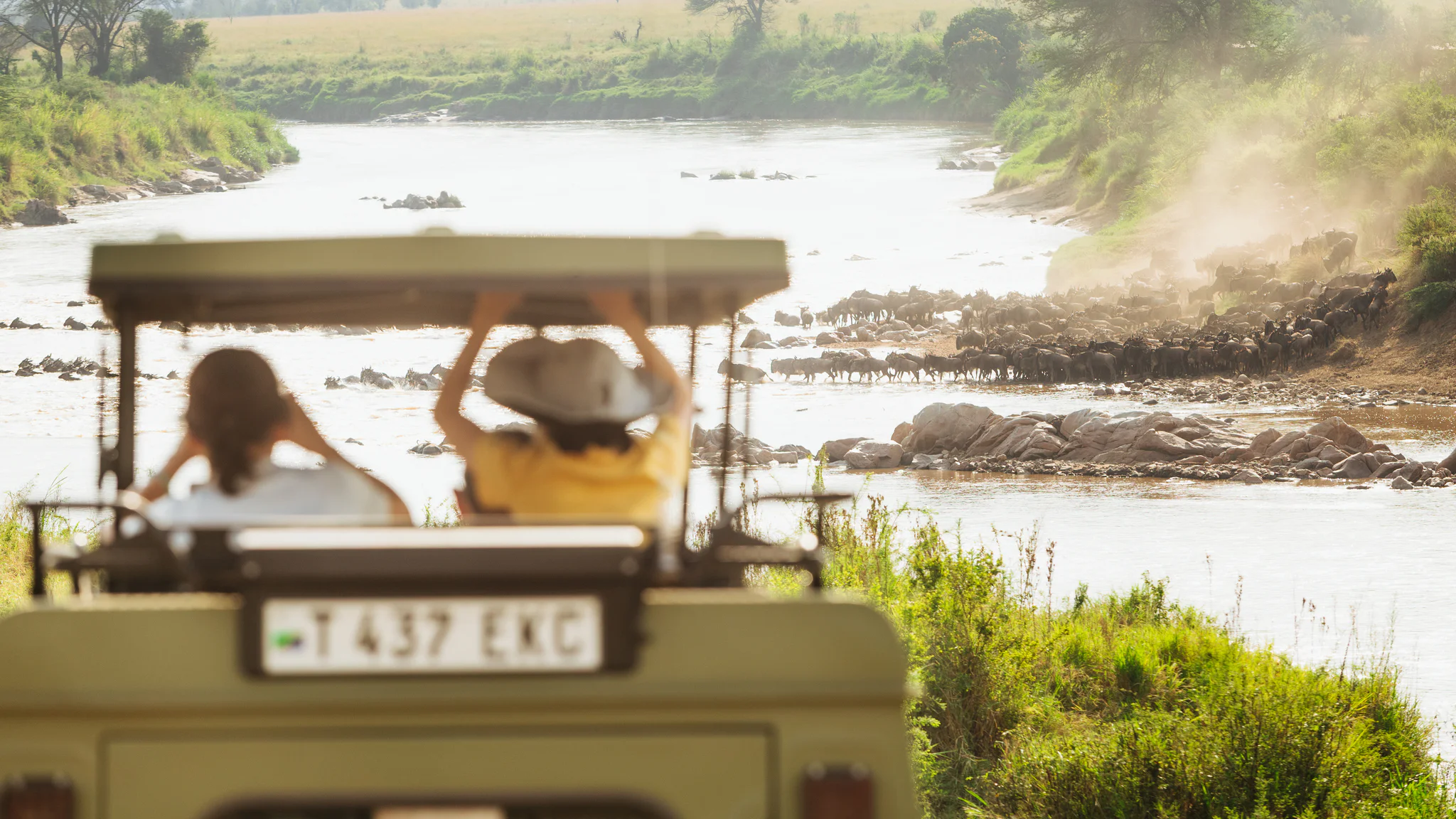 Serengeti National Park river Crossing