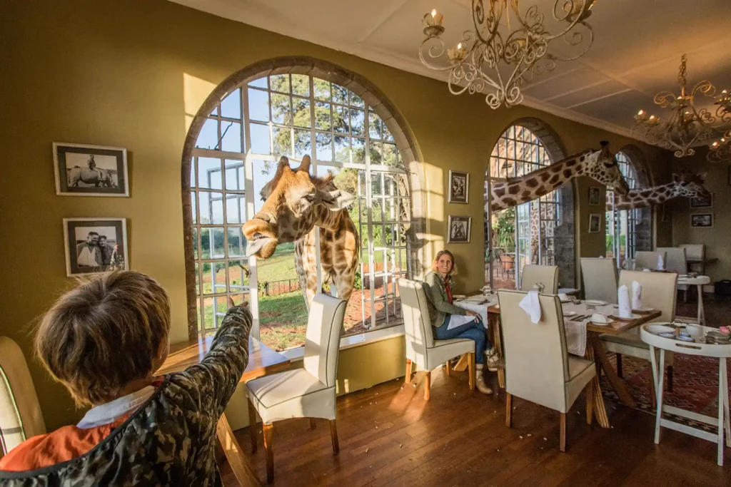 Giraffe Manor Hotel in Nairobi