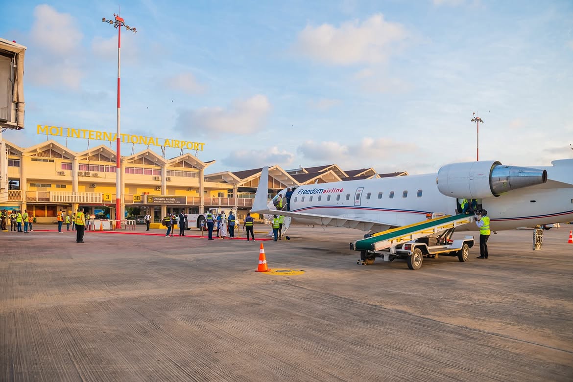 Moi International Airport in Mombasa
