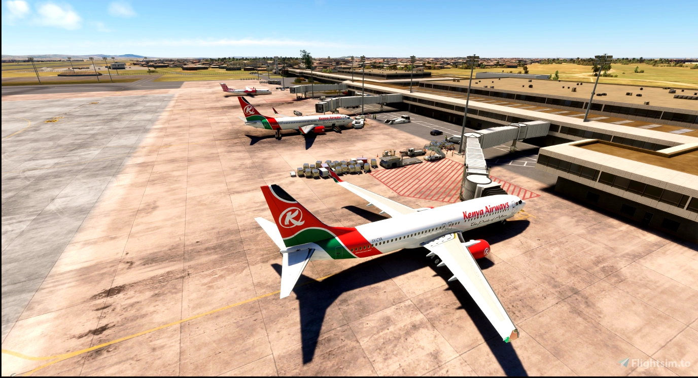 Moi International Airport in Mombasa
